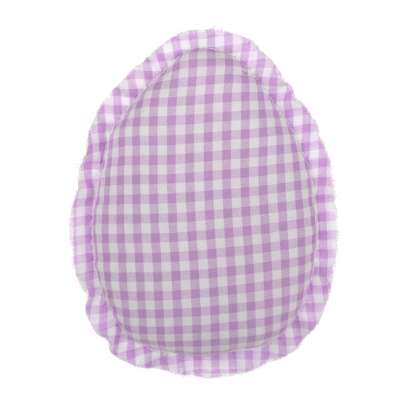 CF-2619 - Purple Gingham Fabric Egg
