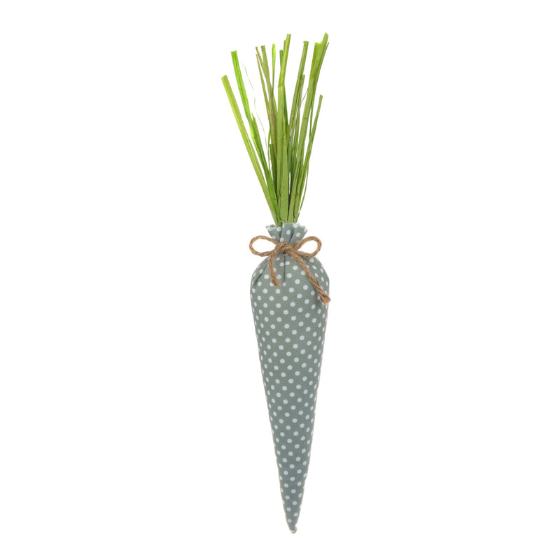 CF-2667 - *Lrg. Gray Dotted Fabric Carrot