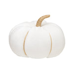 CF-3166 - Lrg. White Velvet Pumpkin