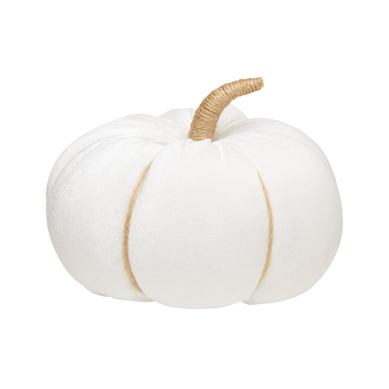 CF-3166 - Lrg. White Velvet Pumpkin