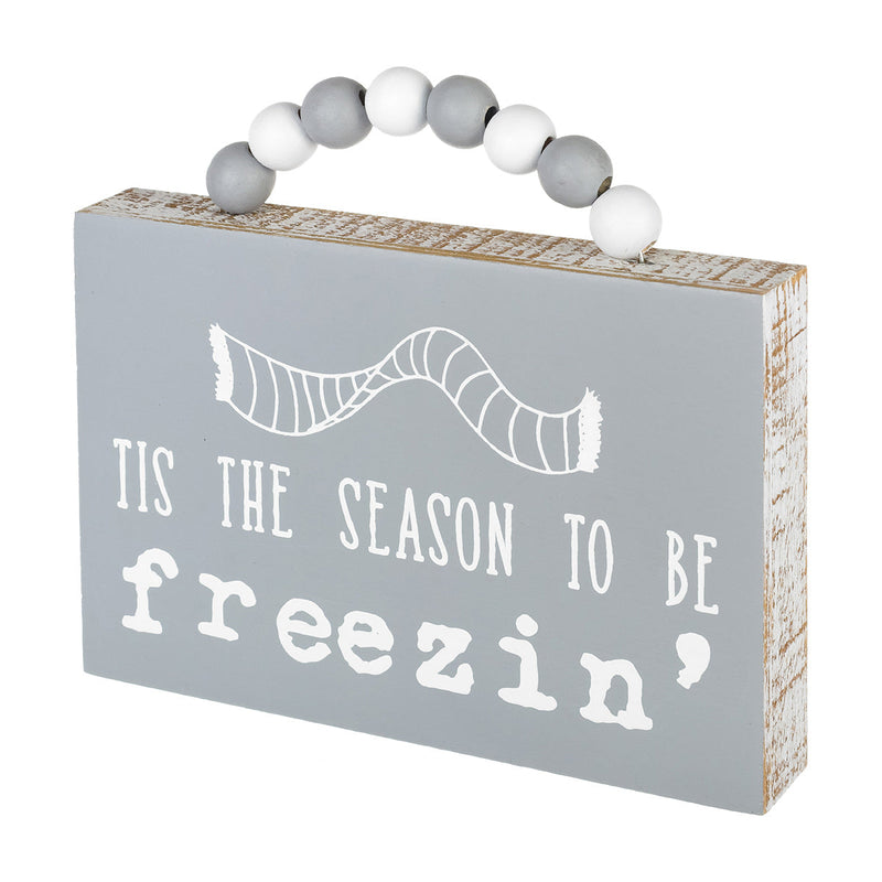 FR-1025 - Freezin' Box Sign w/ Beads