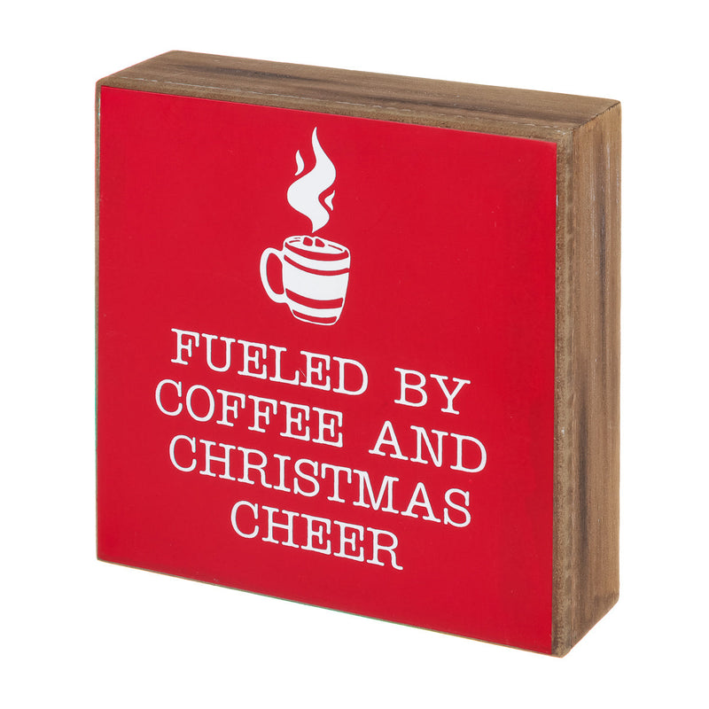 FR-1241 - Fueled by Coffee Box Sign