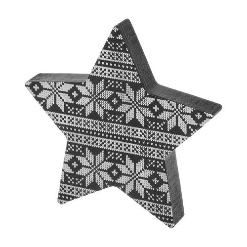 FR-1401 - Blk. Sweater Star Cutouts, Set of 2