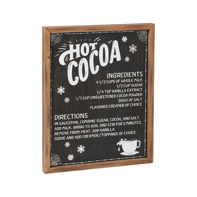 FR-1423 - *Cocoa Ingredients Framed Sign