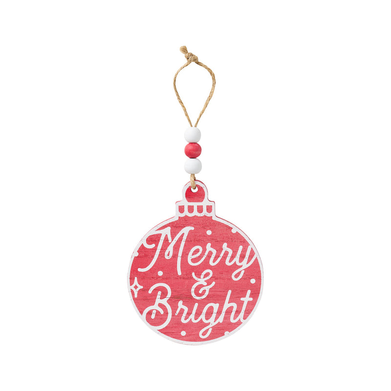 FR-3267 - Merry & Bright Red Bulb Ornie