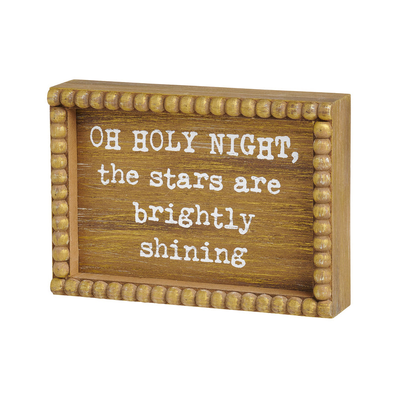 FR-3612 - *Holy Night Beaded Box Sign
