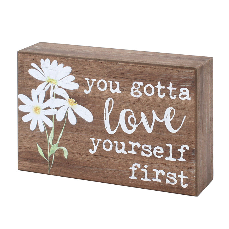 PS-7657 - Love Yourself Box Sign