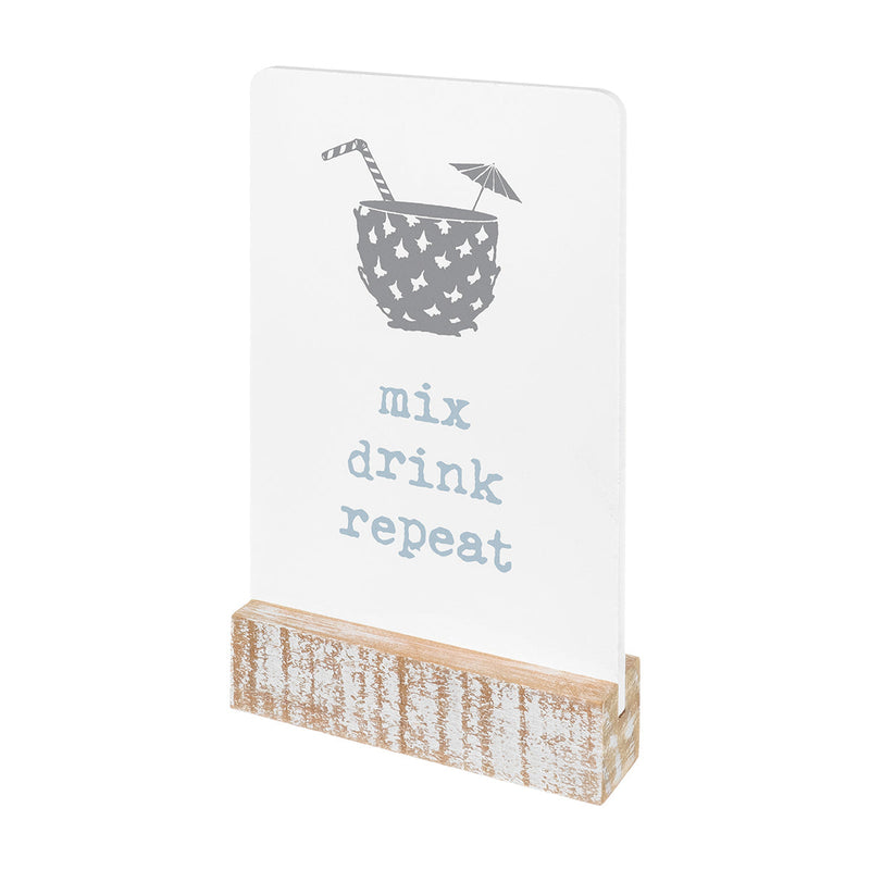 PS-7872 - Drink Repeat Tabletop Sign