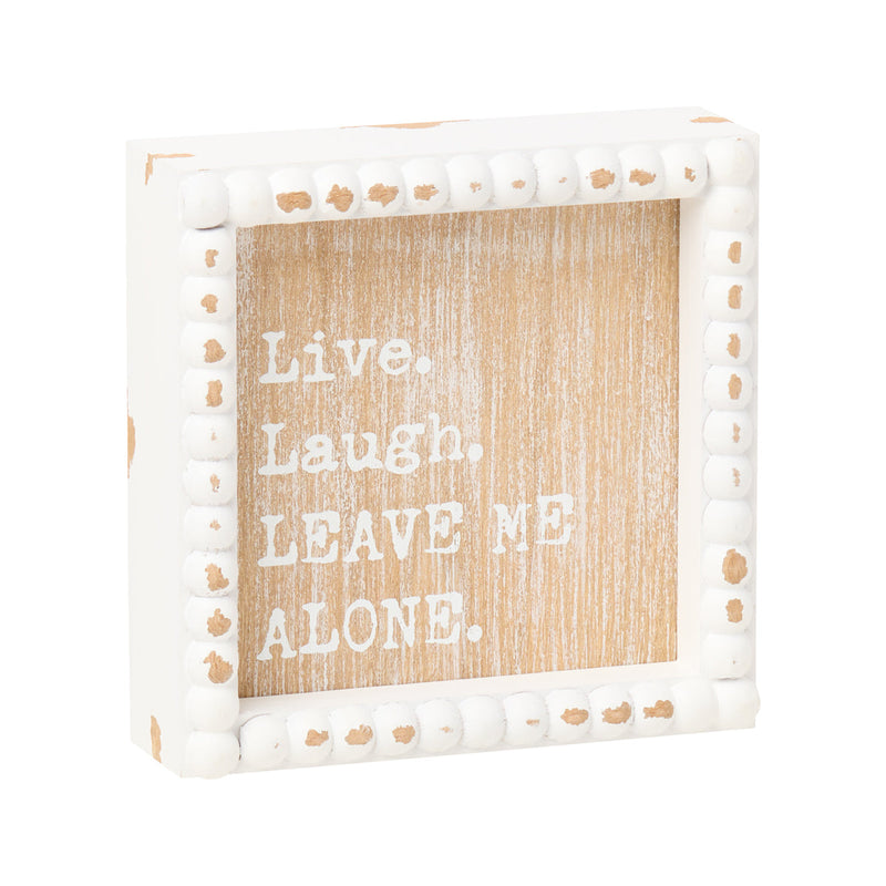 PS-8177 - Alone Beaded Box Sign