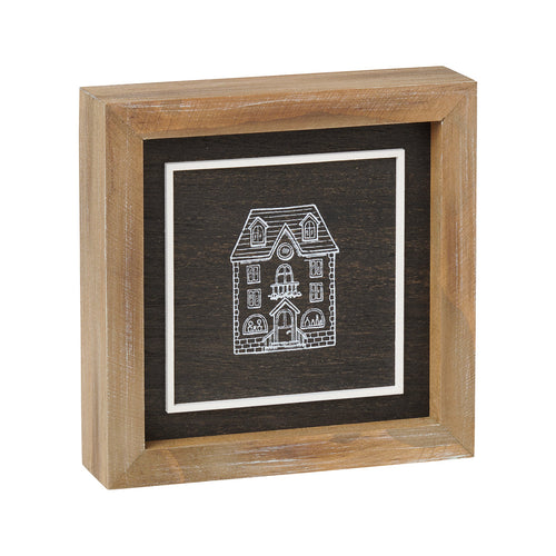 PS-8229 - House/Flax Rev. Framed Sign