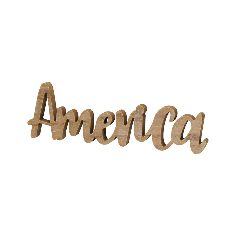 PS-8330 - Wood America Word Cutout