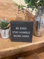 PS-8382 - Be Kind Box Sign