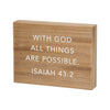 PS-8394 - With God Box Sign