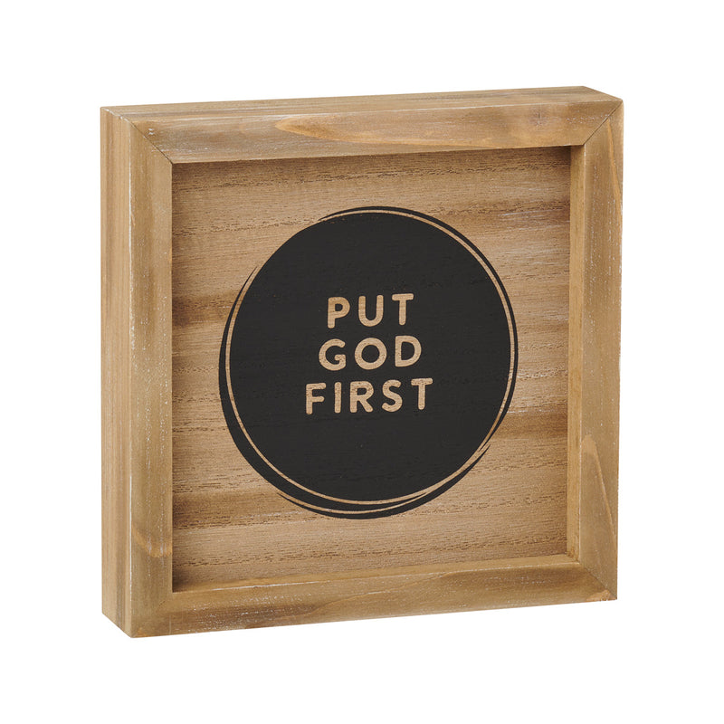 PS-8395 - Put God First Frame