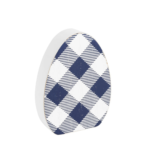 SW-1222 - *Small Navy Check Egg