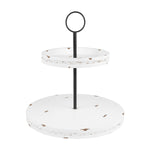 SW-1463 - Chippy White Tiered Tray