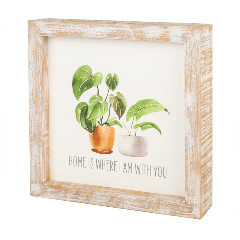 SW-1483 - **With You Framed Sign
