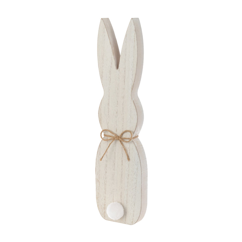 SW-1826 - Lrg. White Washed Tall Bunny