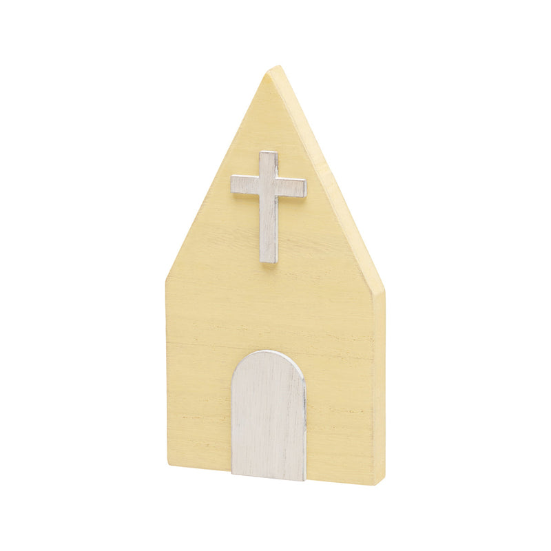SW-2176 - Yellow 3D Church