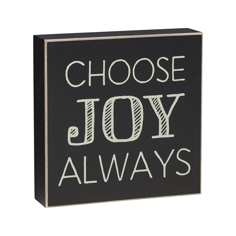 Joy Always Box Sign