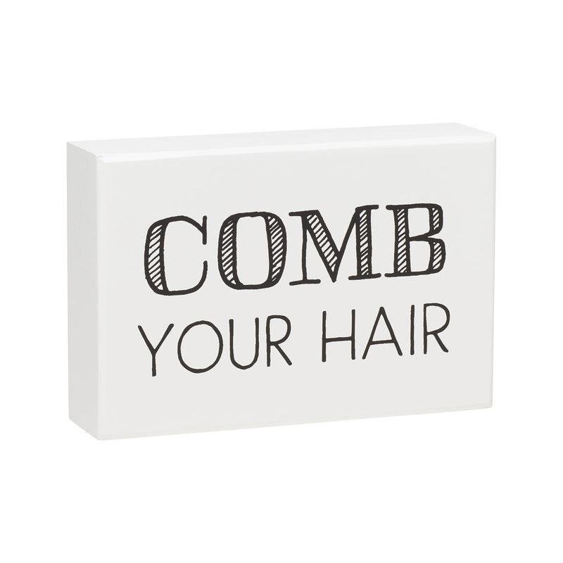 Comb Hair Box Sign