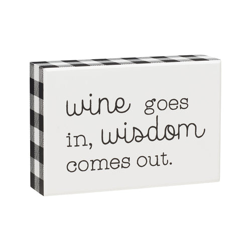 Wine In Box Sign