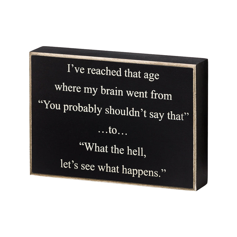 That Age Box Sign