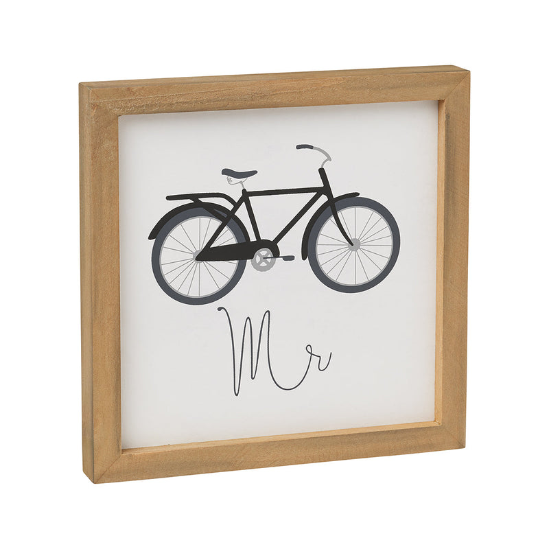 Mr. Bike Framed Box Sign