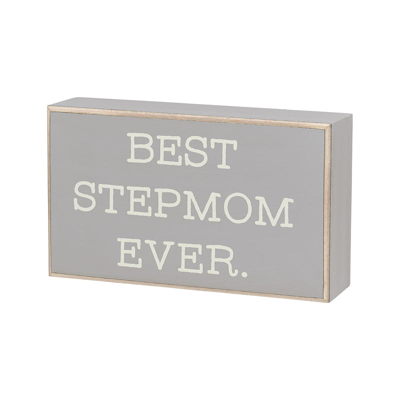 Stepmom Gray Box Sign