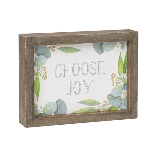 Choose Joy Framed Sign