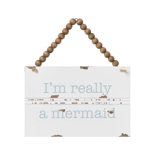 Really Mermaid Trim Sign