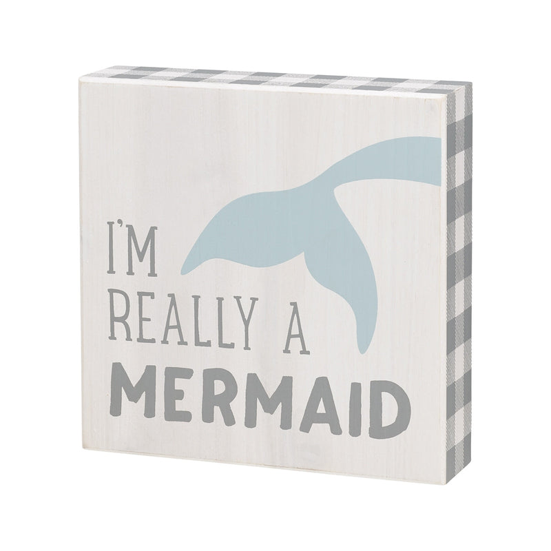 Really a Mermaid Box Sign