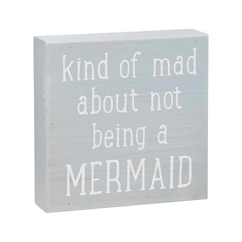 Being A Mermaid Box Sign