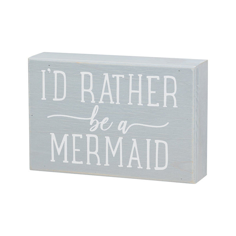 Be A Mermaid Box Sign