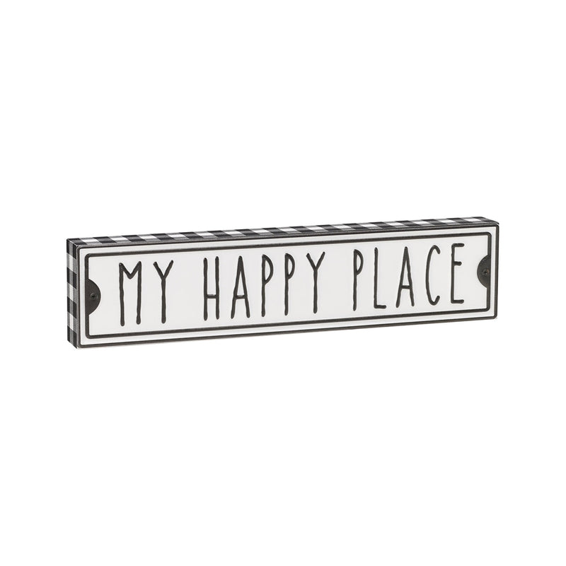 Happy Place Street Box Sign