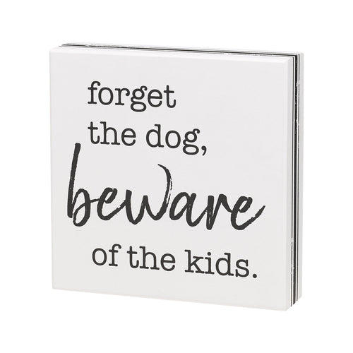 Beware Of Kids Box Sign